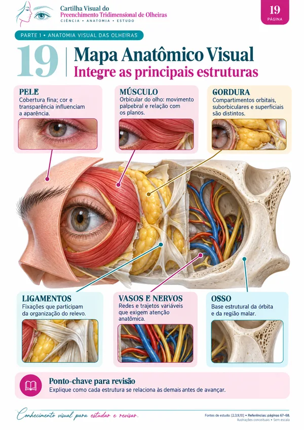 Página 19 da Cartilha Visual do Preenchimento Tridimensional de Olheiras